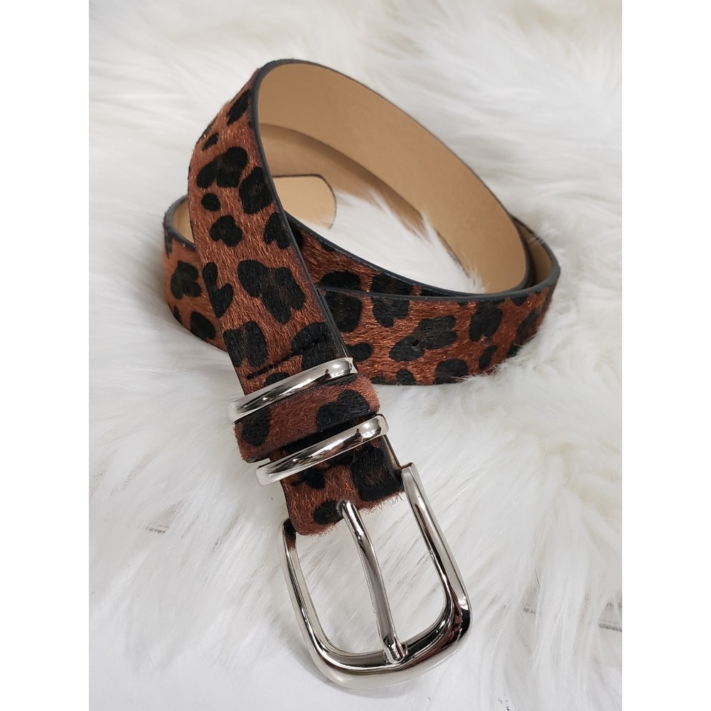 NWOT 8 other reasons CALF HAIR leopard print‎ cheetah animal womens leather glam